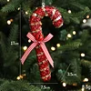 Red White Shimmers Candy Christmas Tree Hanging Decors