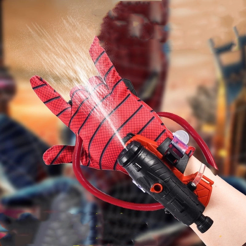 Spider Wrist Launcher Children’s Wearable Spider Gloves Water Play Toy Manual Press Water Gun