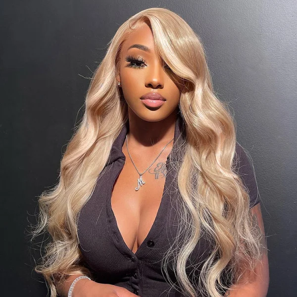 Exclusive Hair Wig With Blonde Highlights Glueless Wig