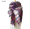 Plaid Pashmina Scarf Winter Scarf For Women