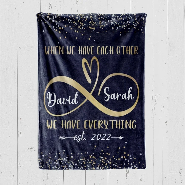 BlanketCute-Personalized Family Blanket with Your Anniversary | 06