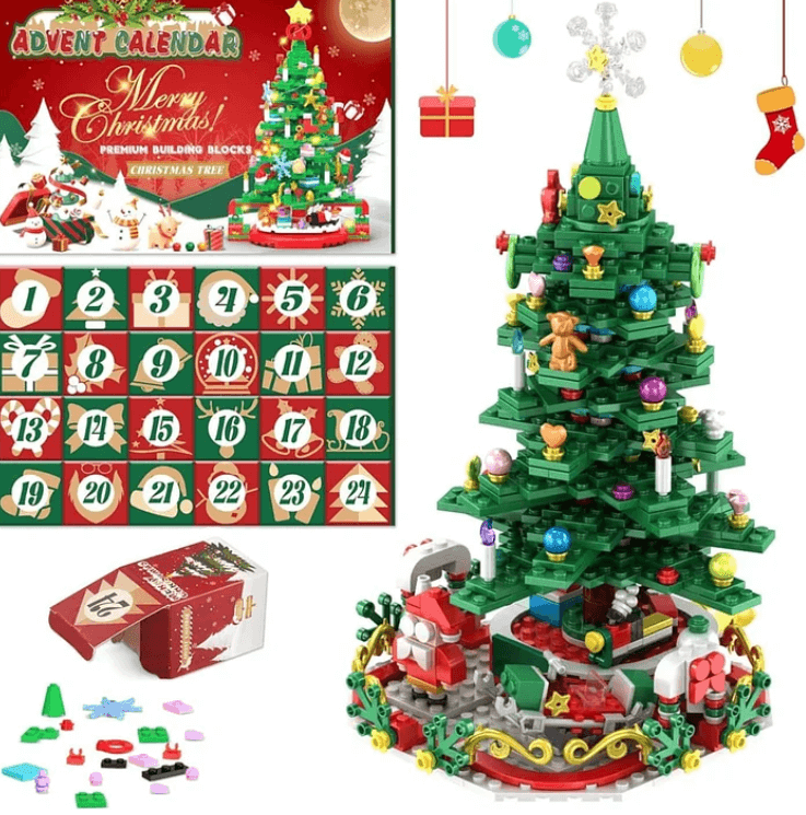 Christmas Building Blocks Gift Box