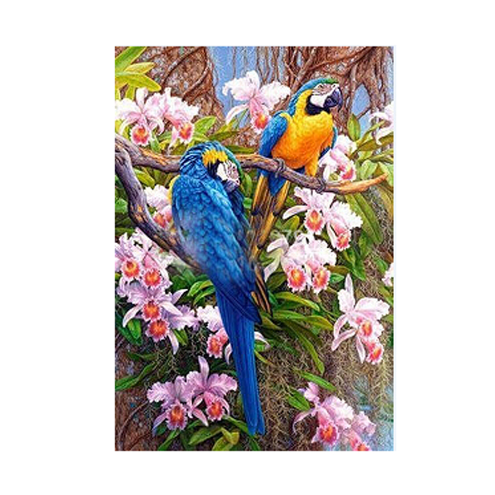 

Two Parrot - Special Shaped Diamond Painting - 30*40CM, 501 Original
