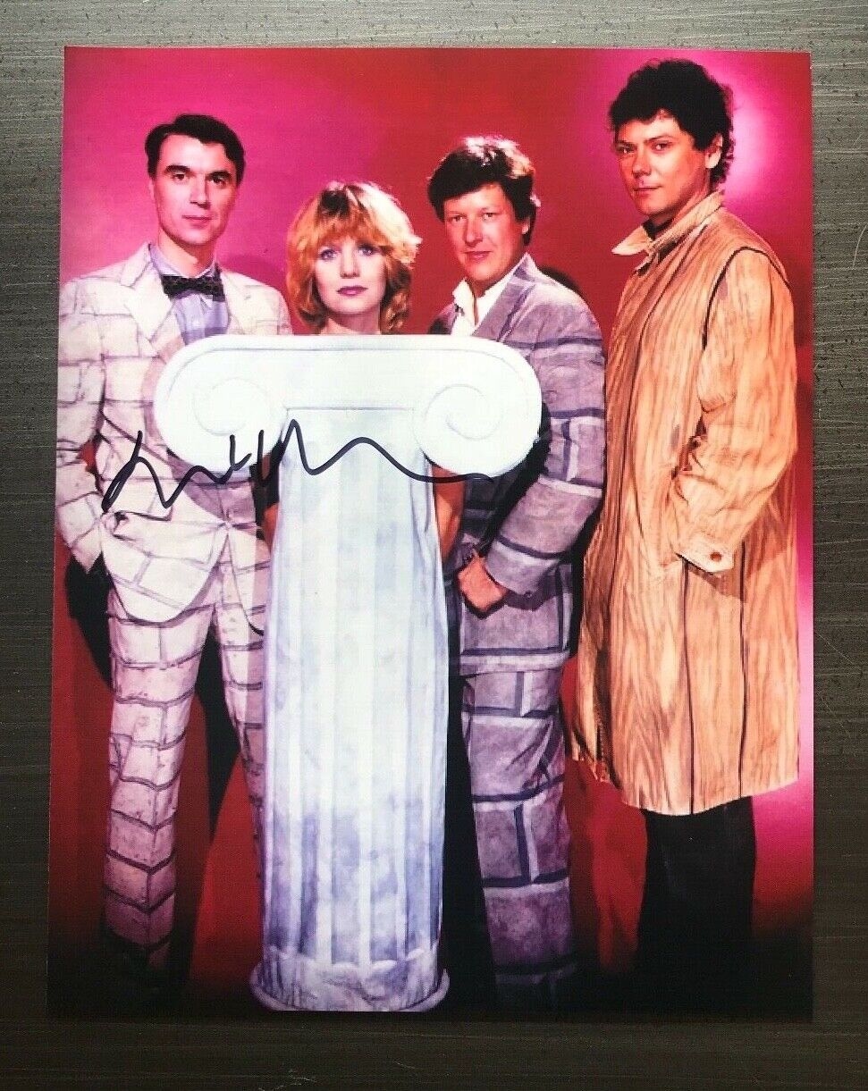 * DAVID BYRNE * signed autographed 11x14 Photo Poster painting * THE TALKING HEADS * PROOF * 6