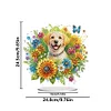 Acrylic Sunflower Puppy - 5D DIY Craft Ornament