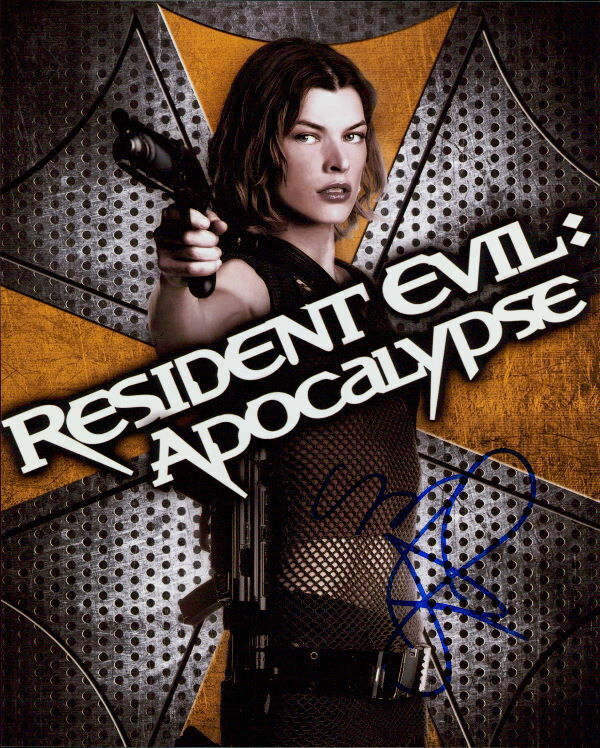 Milla Jovovich (Resident Evil) signed 8x10 Photo Poster painting in-person