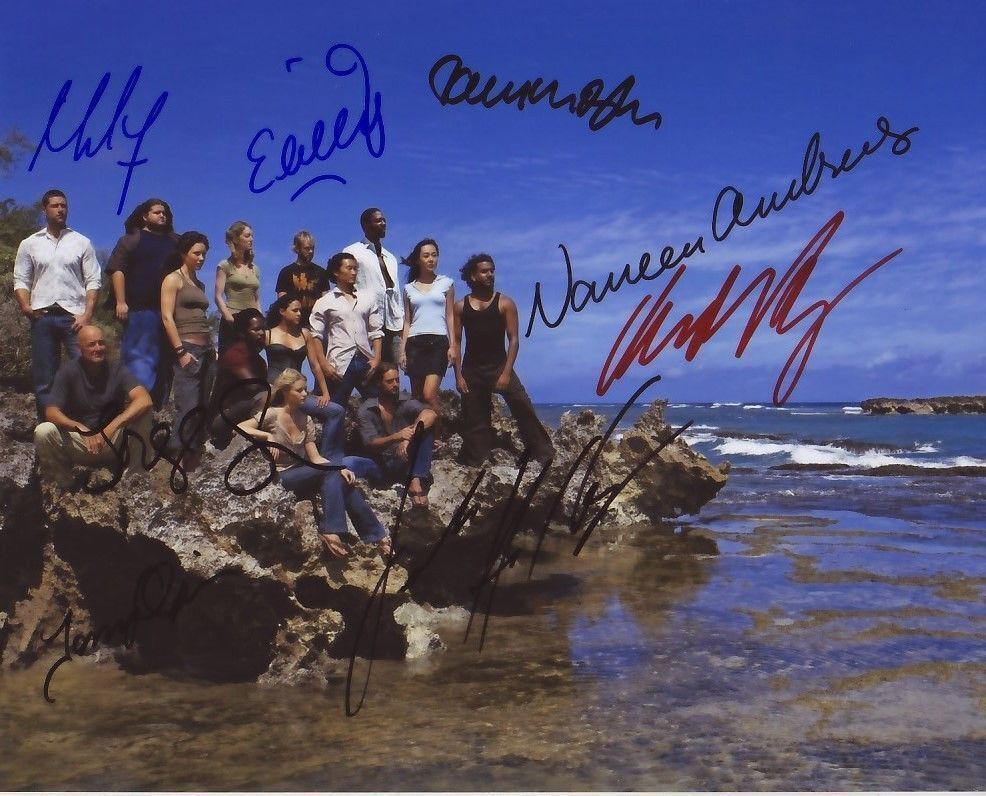 LOST CAST AUTOGRAPH SIGNED PP Photo Poster painting POSTER