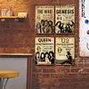 4PCS Band - Vintage Metal Signs Set - 20*30cm