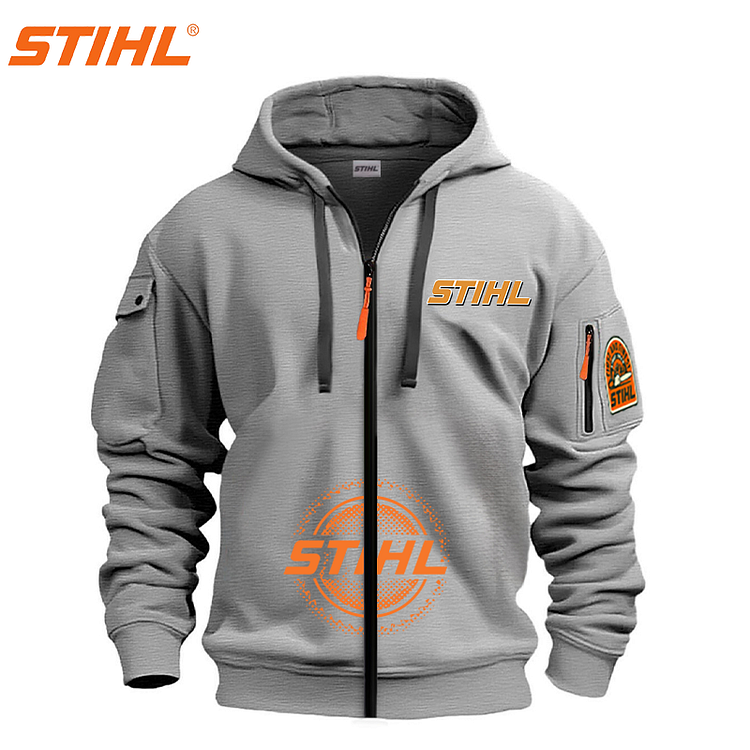 STIHL® 2025 Nová limitovaná edice volnočasové bundy s kapucí #913-1