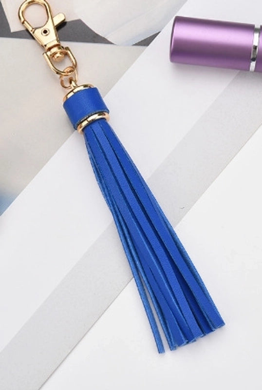 Retro Tassel Pu Leather Alloy Unisex Bag Pendant Keychain