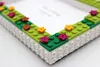 Starry Sky DIY Building Block Photo Frame Kit,Creative Handmade Assembled Photo Frame Handmade Craft Gift Home Tabletop Display Decor