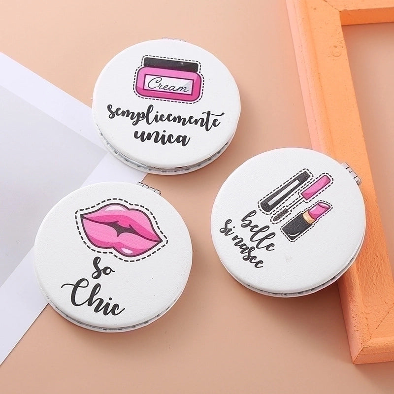 Lady Cartoon Glass Mirror 1 Piece