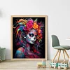 Skull Girls-11CT Stamped Cross Stitch 40*50cm/15.75*19.69in