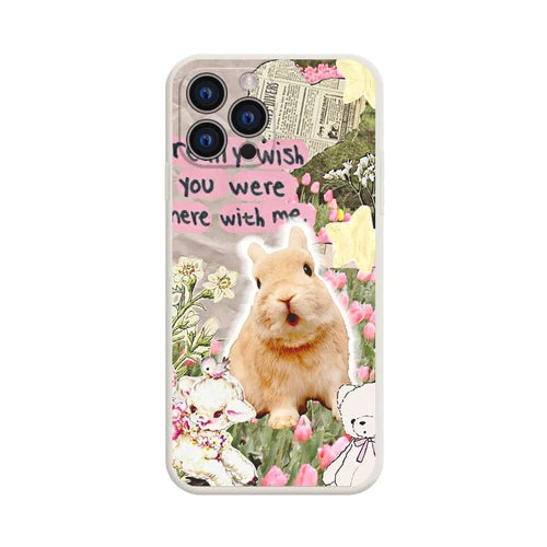Korean Cute Cartoon Yawn Cat Phone Case