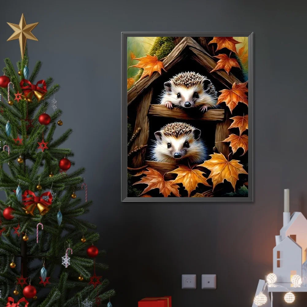 Diamond Painting - Full Square Drill - Hedgehog(Canvas|30*40cm)