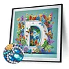Butterfly Flower D 5D Partial Drill DIY Diamond Painting Kit 30*30cm
