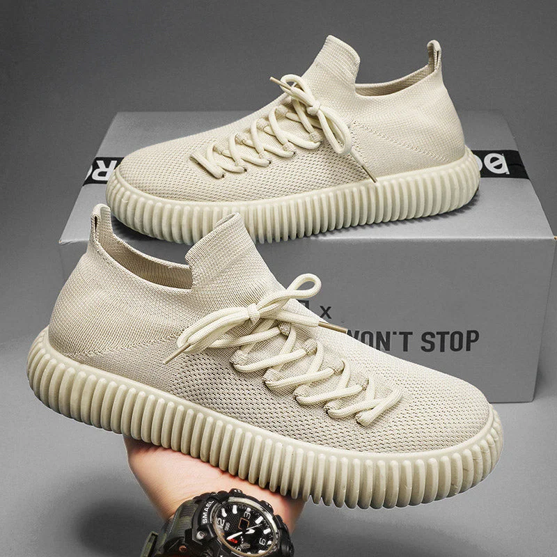 ⏰Last Day Promotion 49% OFF - Men'S Casual Solid Color Breathable Rubber Sole Sneakers