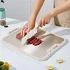 Stainless Steel Cutting Board Double Sided Chopping Block for Meat Vegetables