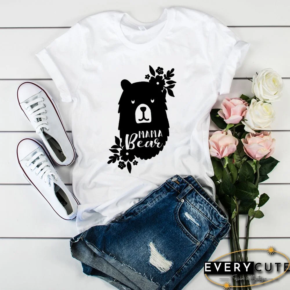 Women Mama Mom Dinosaur Print Mother Clothing Tees Tops Graphic Female Ladies Womens Lady T-Shirt Tumblr T Shirt T-Shirts