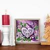 Flowers Butterfly - Crystal Rhinestone Diamond Painting