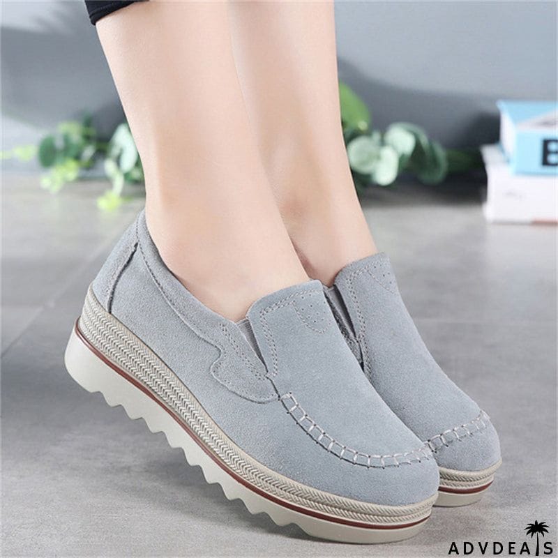 Fashion Extra Soft Lightweight Women Leather Loafers