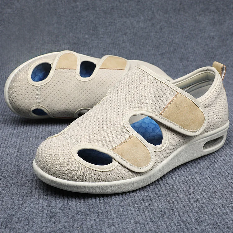 Sale|Dark Blue  UK 4.5/39\Black Gray UK 7/43\Plus Size Wide Shoes For Swollen Feet Width Shoes shopify Stunahome.com