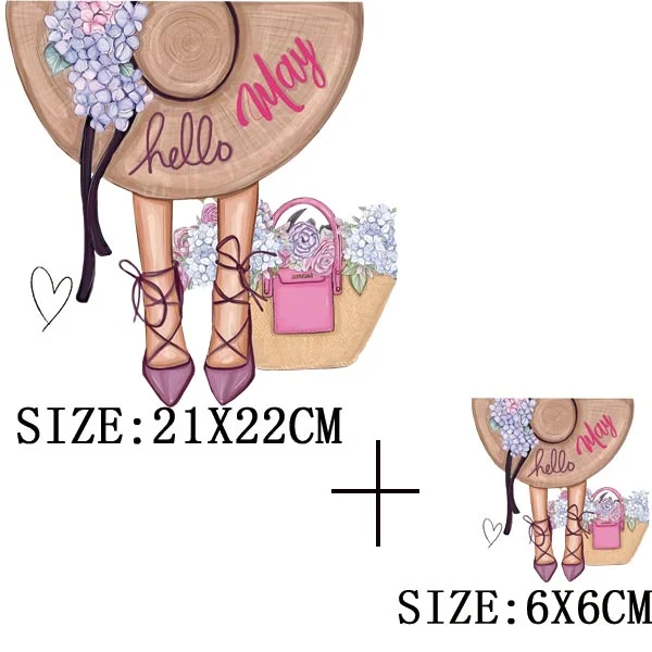 Beautiful Legs Thermal Stickers On T-shirt DIY Washable Iron On Transfers For Clothing Funny Design Patches On Clothes Appliqued