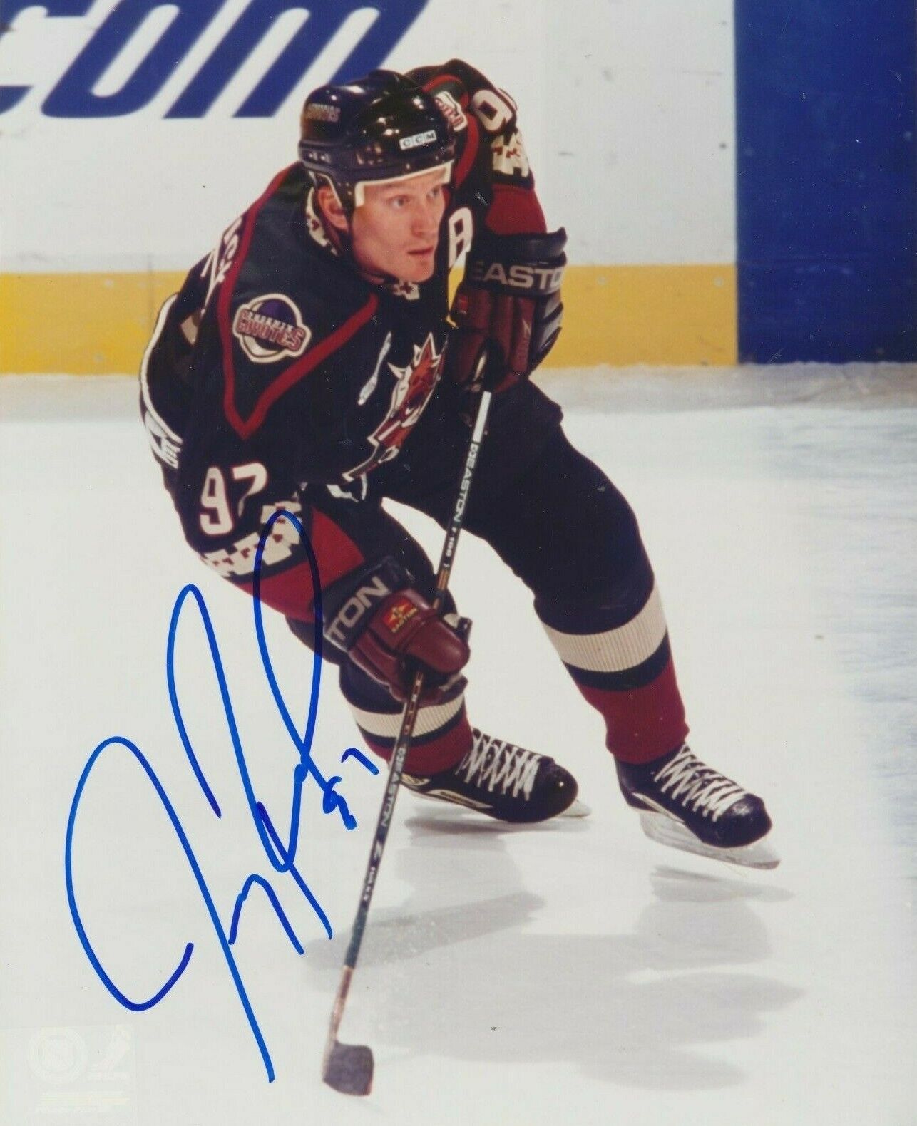 Jeremy Roenick Autographed 8x10 Phoenix CoyotesB716