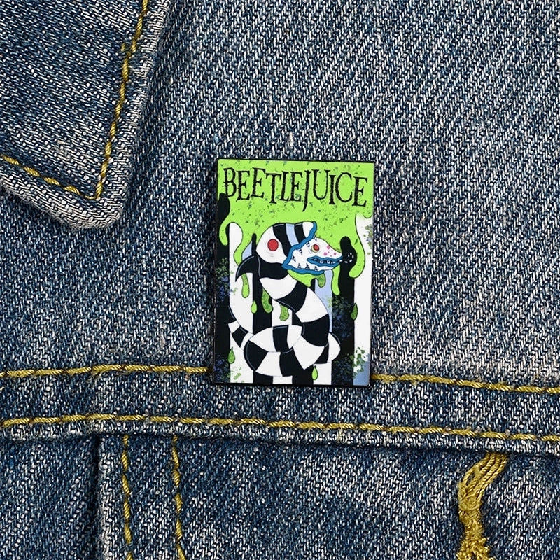 Streetwear Pin Letter Ghost Alloy Unisex Brooches