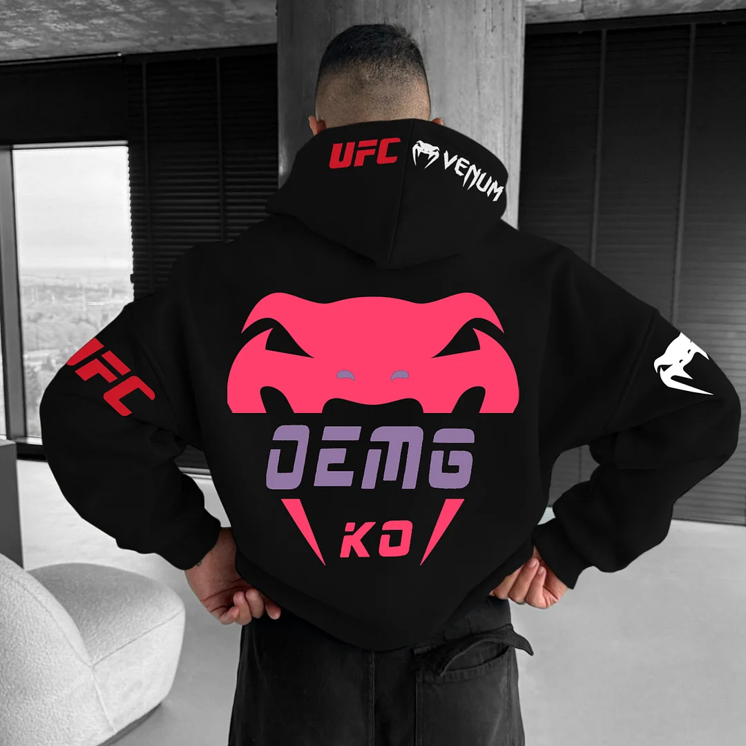 Oversize Ultimate Fighting Hoodie-barclient