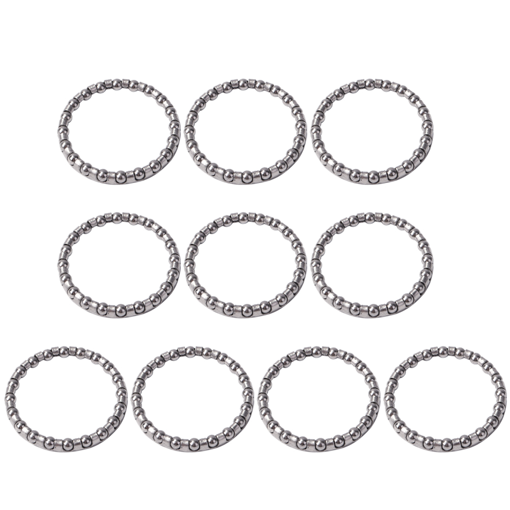 

MTB Bike Ball Bearing for 34/44mm Bicycle Fork Headset 10pcs Set Accessory, 501 Original