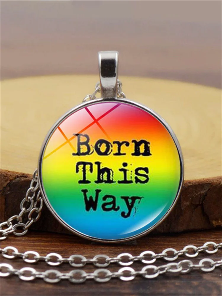 Born This Way Rainbow Necklace