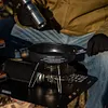 Camping Cookware Set Camping Pot and Fry Pan Set for Outdoor Cooking(Black)