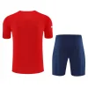 25/26 Atletico Madrid Red/White Stripe Short-Sleeve Training Kit