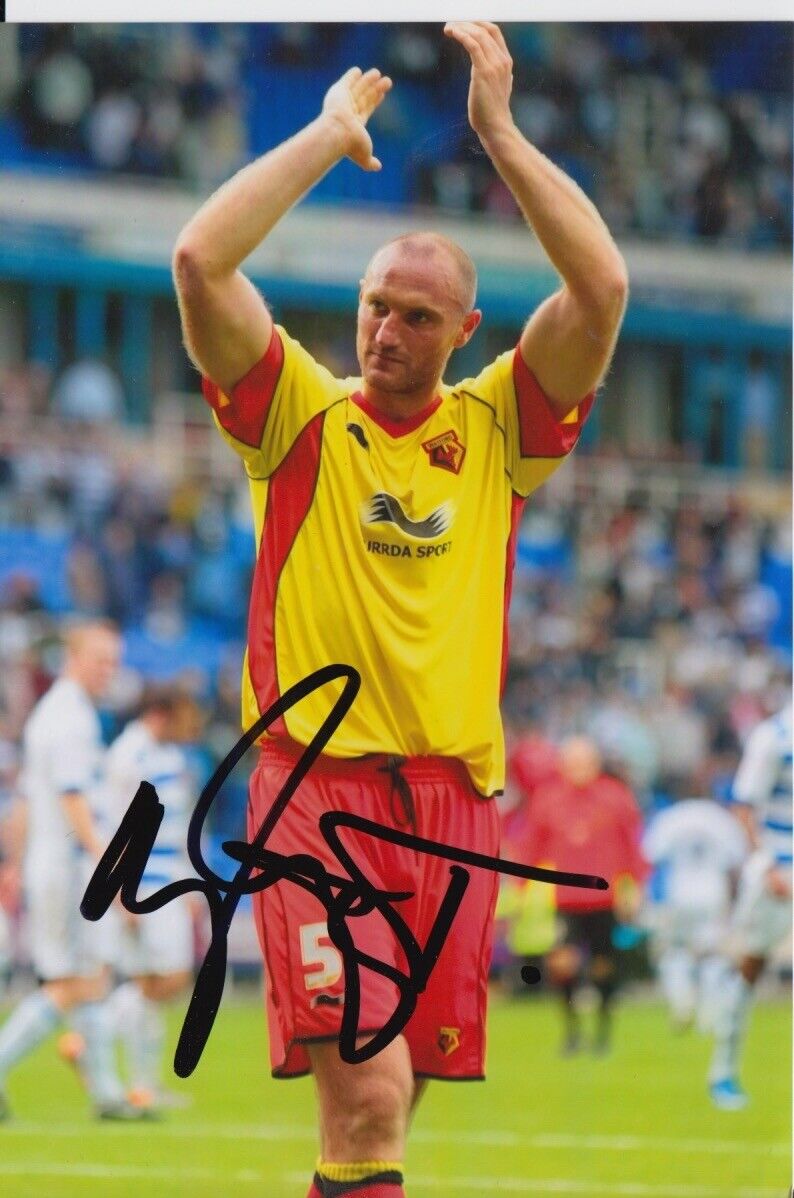 MARTIN TAYLOR HAND SIGNED WATFORD 6X4 Photo Poster painting.