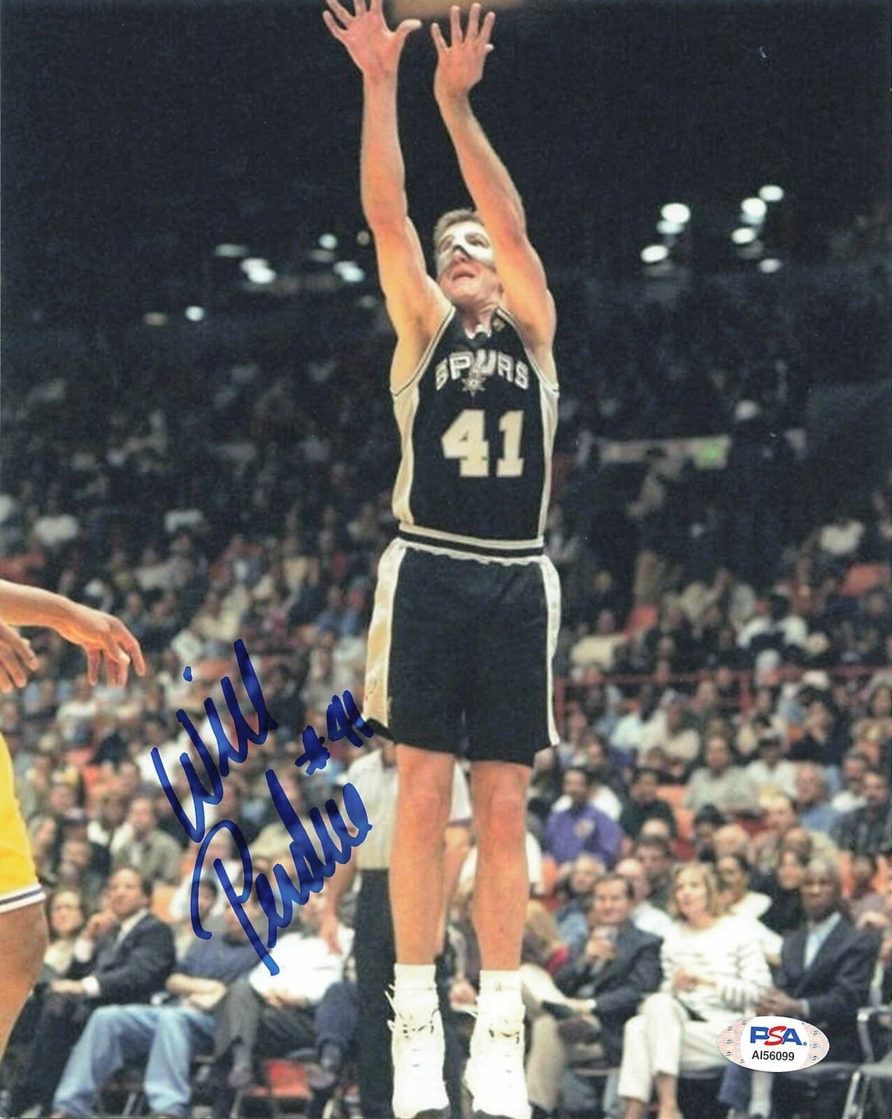 Will Perdue signed 8x10 Photo Poster painting PSA/DNA San Antonio Spurs Autographed