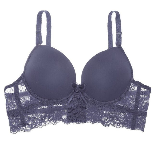 Lace Bras For Women Brassiere Underwire Bralette Sexy Ultra Thin Underwear Plus Size C D cup Lingerie Floral Female Bras