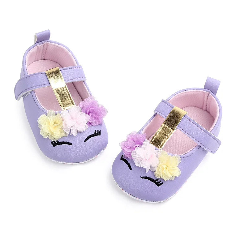  20"-22" Reborn Baby Girl Purple Unicorn Shoes Accessories - Reborndollsshop®-Reborndollsshop®