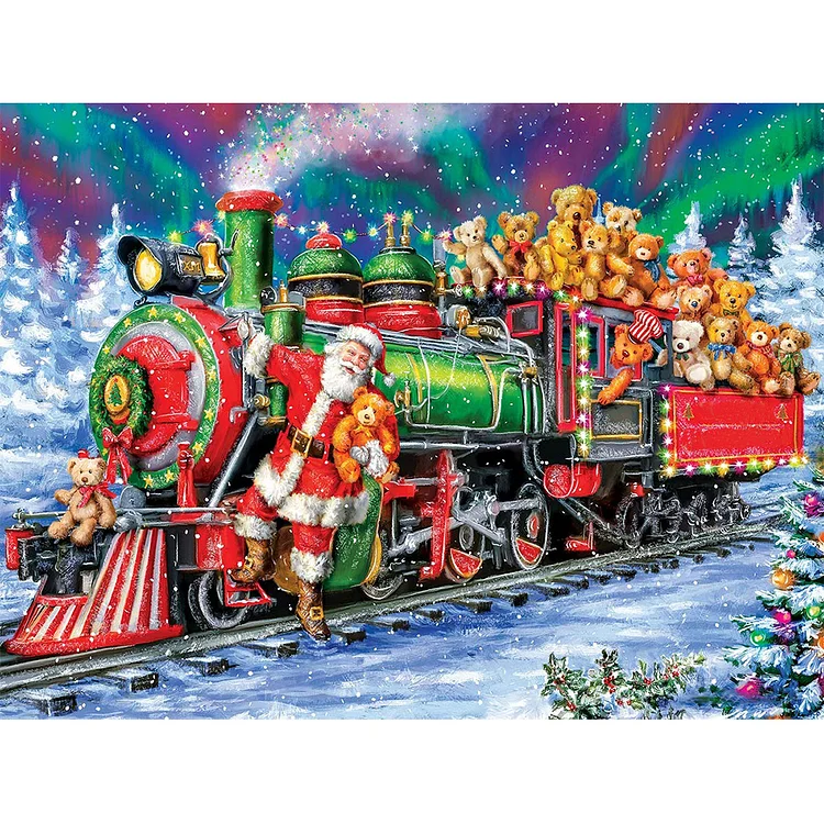 Santa Claus 11CT Stamped Cross Stitch 60*45CM