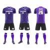 Free Sample Soccer Jersey Custom Purple Color Soccer Uniform Cheap Football Jersey High Quality Maillot De Foot 2025