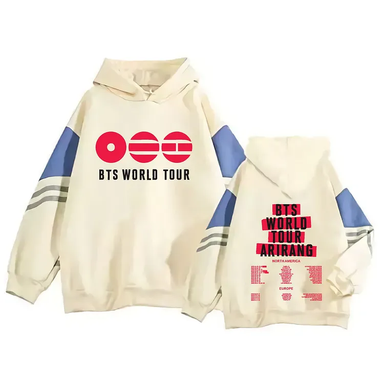 BTS Arirang World Tour Color-Block Hoodie