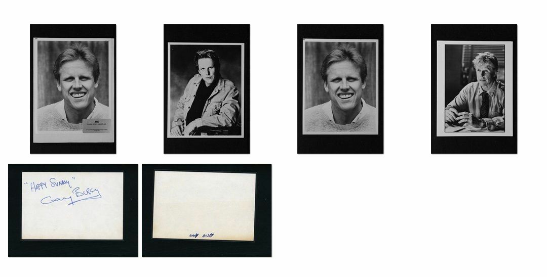 Gary Busey - Signed Autograph and Headshot Photo Poster painting set - Buddy Holly Story