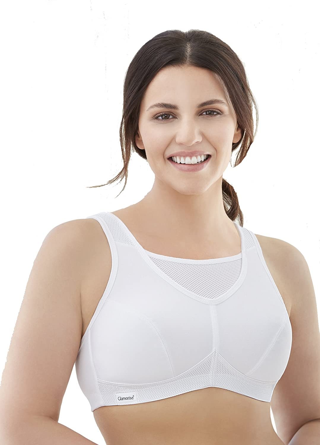Breathable open-air mesh camisole Wirefree Back Close Sports Bra