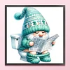 (Counted/Stamped)Goblin Goes To Toilet-18CT Cross Stitch 25*25cm/9.84*9.84in