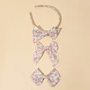 3PCS Lovely Floral Bowknot Hair Band Pins Set for Babies