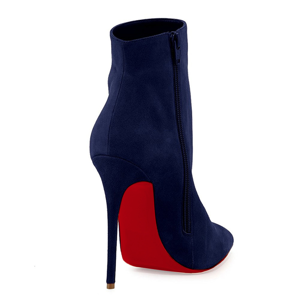 Red Bottom Ankle Boots