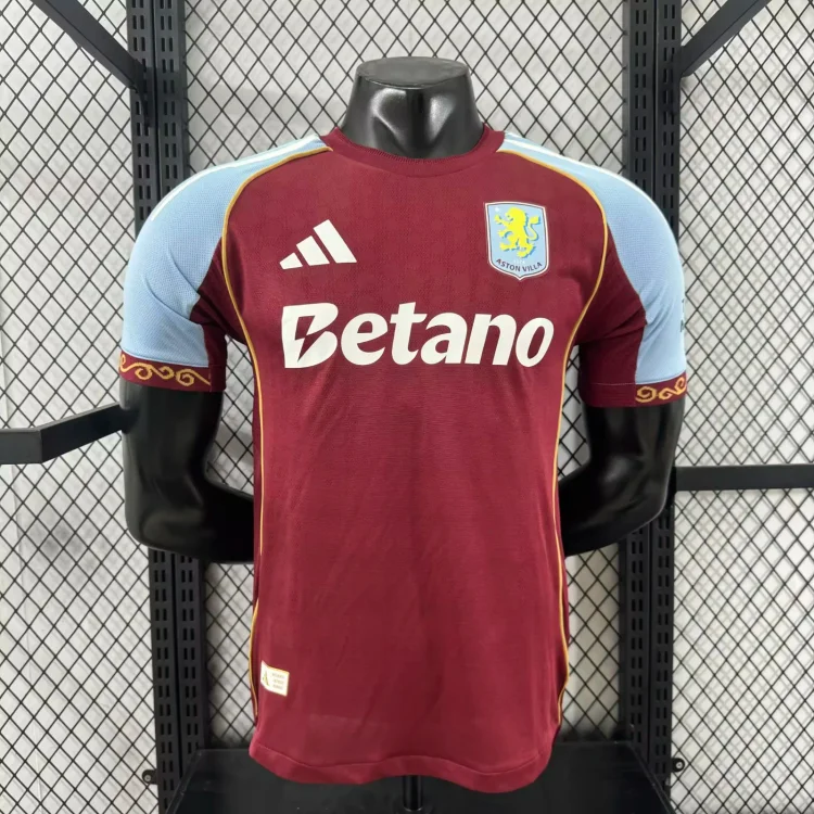 2025-26 New Season-Aston Villa Home Jersey-Player Edition