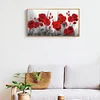 (US Only)1pc DIY Paint by Number Kit Poppy Frameless Canvas Wall Art Gift Idea 80x40cm