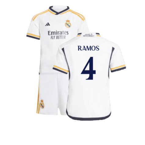 Maillot Real Madrid Sergio Ramos 4 Domicile 2023/2024 Junior Enfant