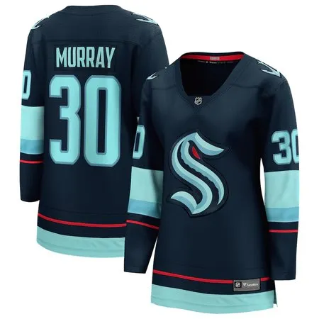 Women's Seattle Kraken #30 Matt Murray  Deep Sea Blue Home Jersey